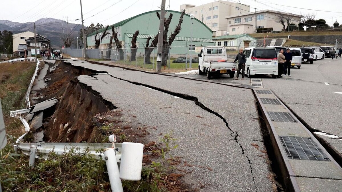 تصاویر هولناک از زلزله ژاپن؛ میزان خرابی را ببینید!
