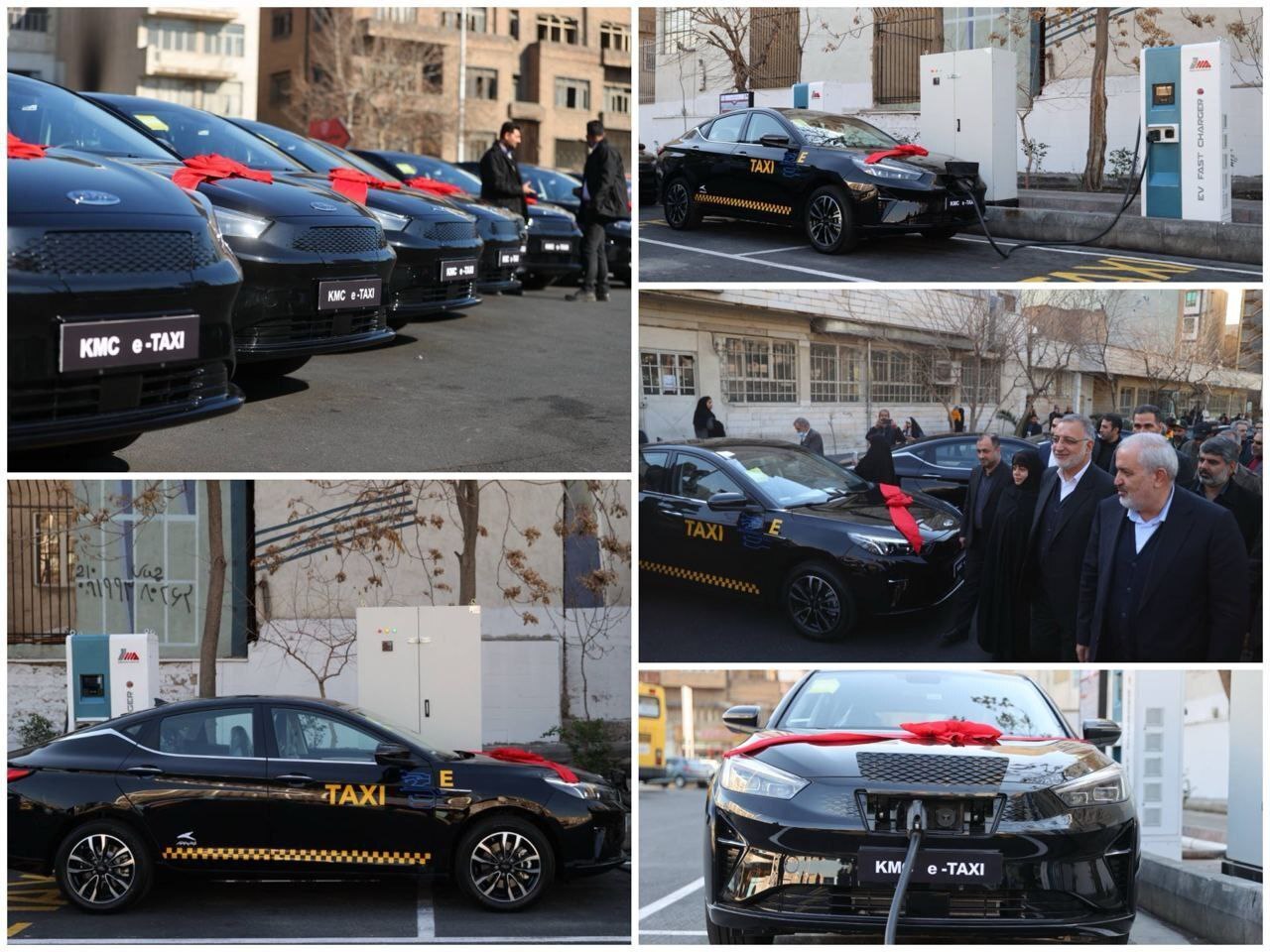 (عکس) تاکسی‌های برقی جدید تهران رونمایی شد