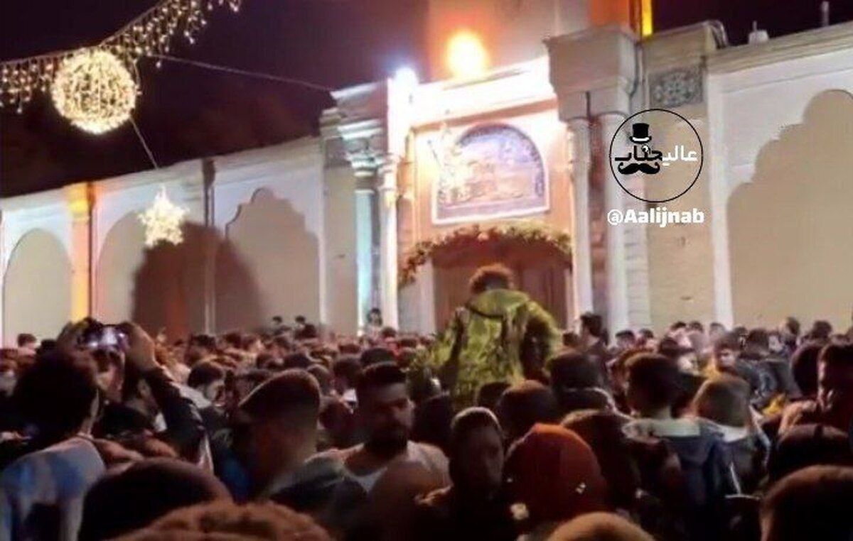(ویدئو) تصاویر عجیبی که از شب کریسمس اصفهان بیرون آمد!