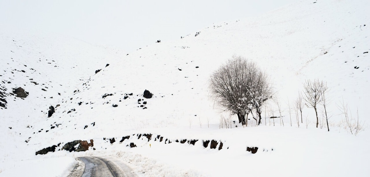 (ویدئو) حجم باورنکردنی برف در منطقه معروف ایران