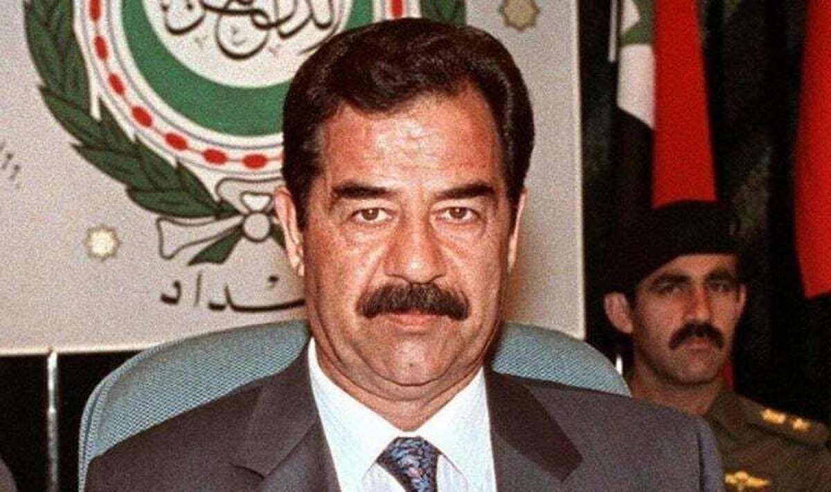 (عکس) رفاقت دودی صدام حسین و بارزانی