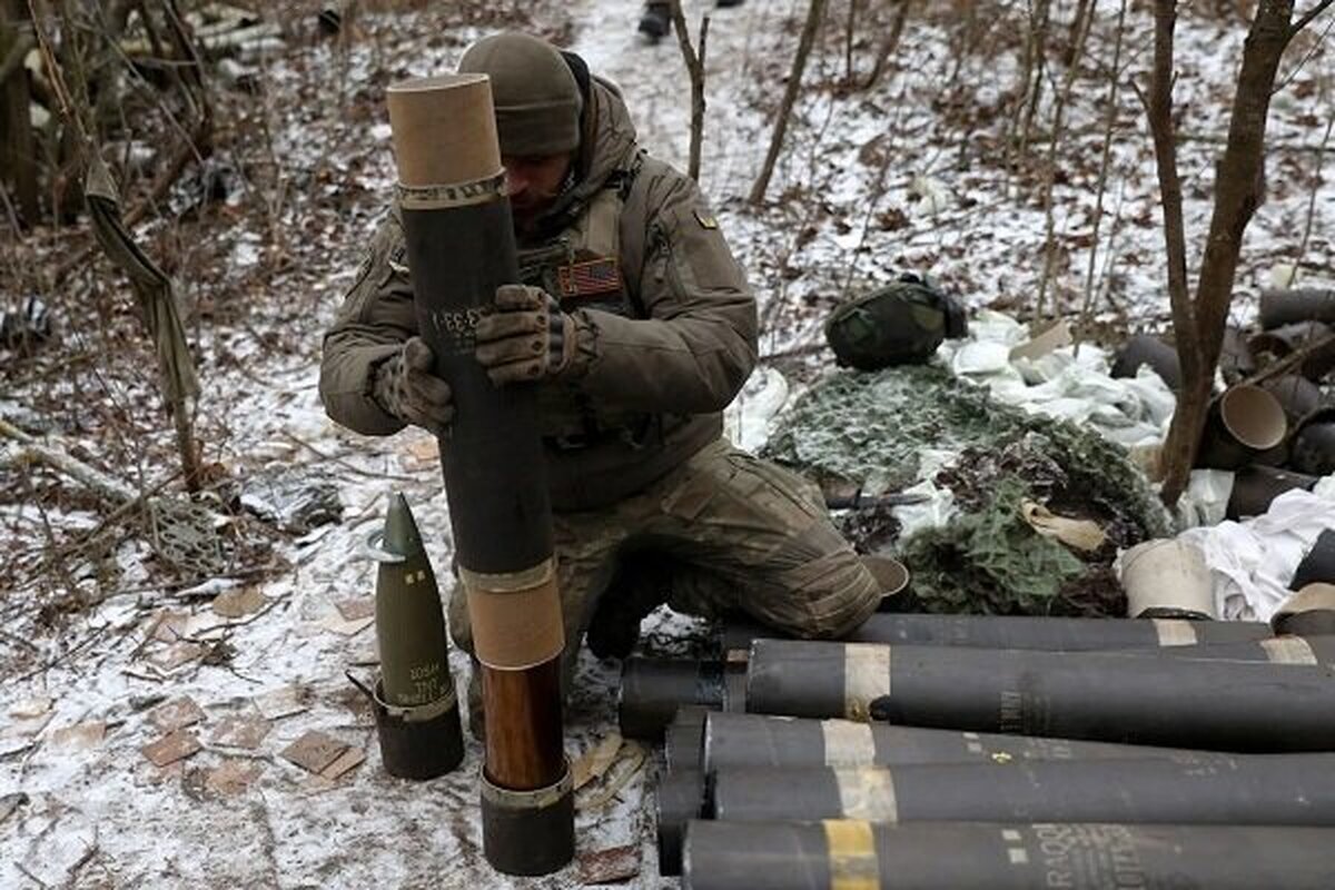 (عکس) راهکار عجیب اوکراین برای تامین گلوله توپ