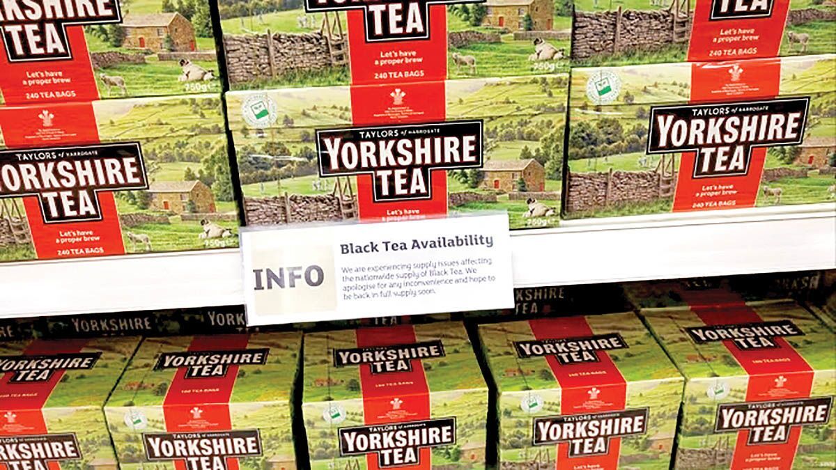 چای در بریتانیا کمیاب شد