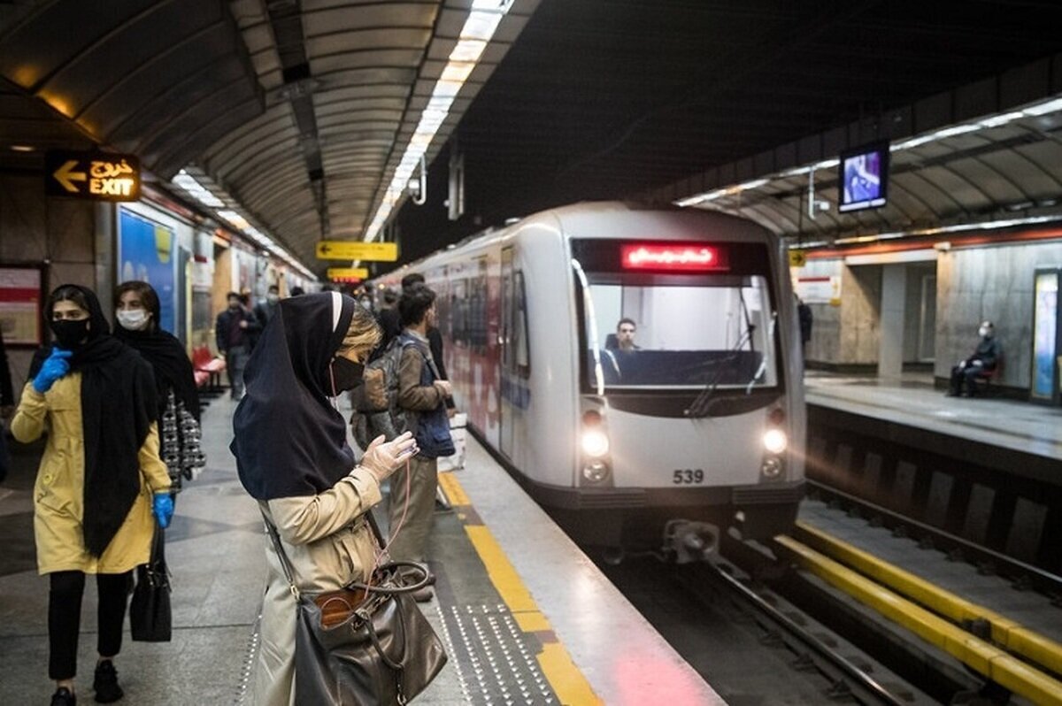 خط یک متروی تهران دچار اختلال شد