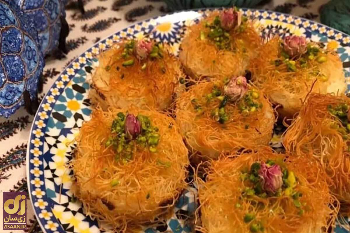 طرز تهیه باقلوا شعریه عربی برای عید نوروز