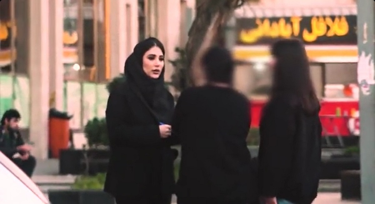 (ویدئو) دوربین مخفی نظرسنجی از زنان بی حجاب در تهران که خبرساز شد