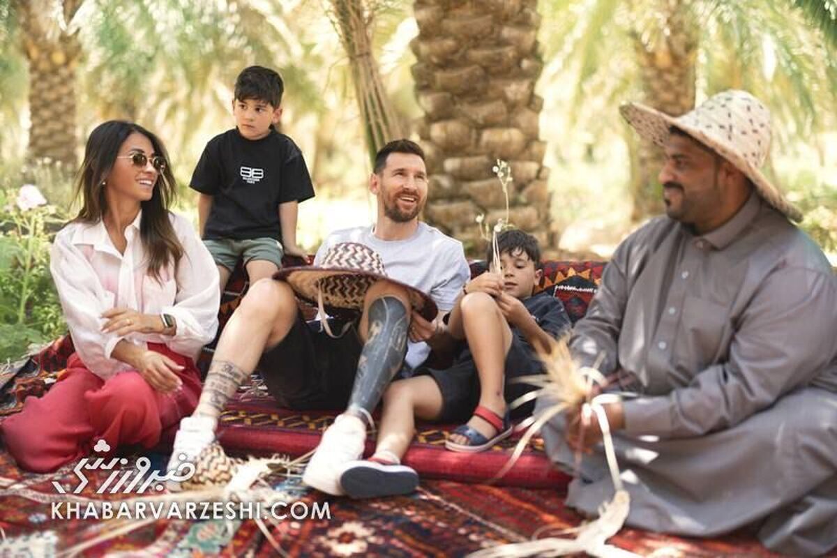 (تصاویر) تبلیغ عجیب مسی برای عربستان!