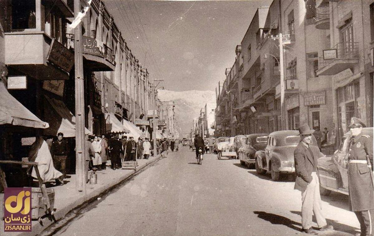 عکس رنگی و جذاب از خیابان لاله‌زار پیش از انقلاب