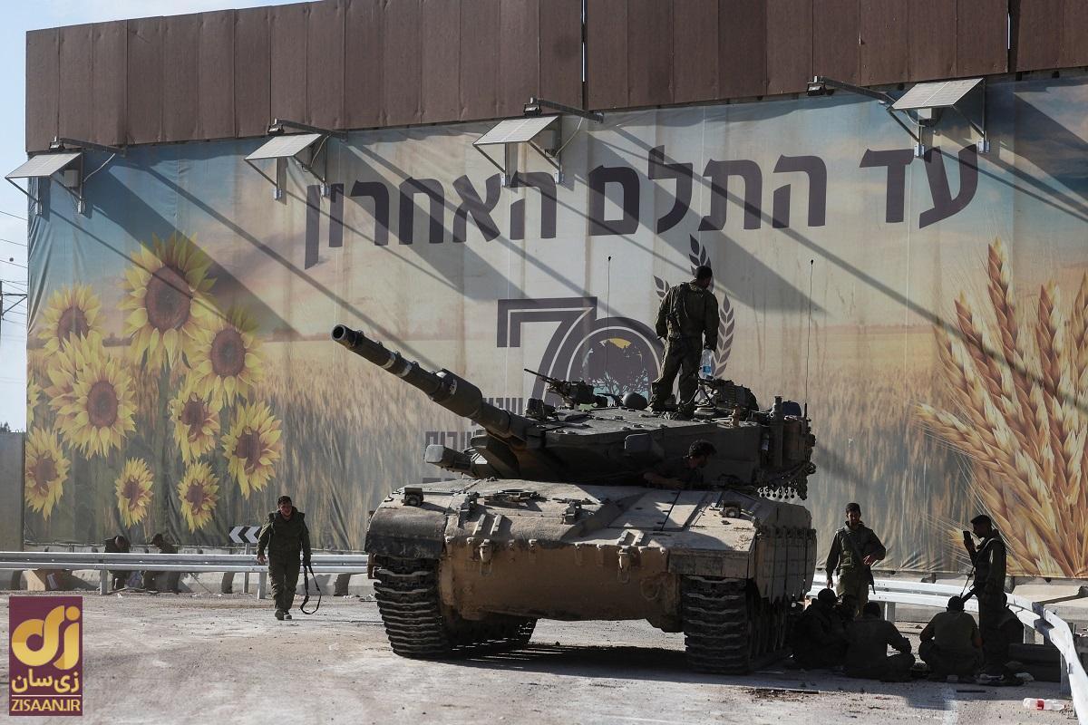 آخرین نقشه از تحولات میدانی جنگ غزه امروز ۲۲ آبان / ورود ارتش اسرائیل به مرکز غزه