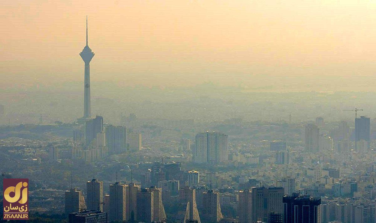 عکس شوکه‌کننده از تهران به فاصله ۴ روز