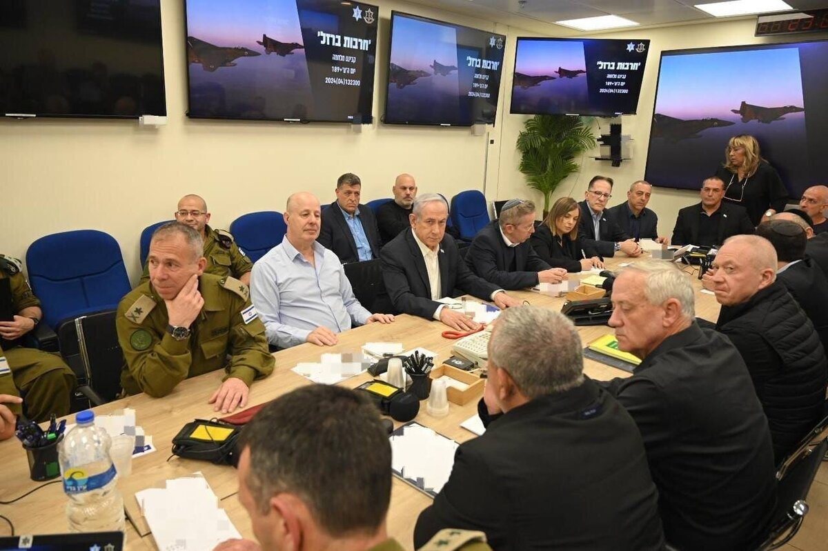 (عکس) آغاز جلسه اضطراری کابینه اسرائیل به ریاست نتانیاهو