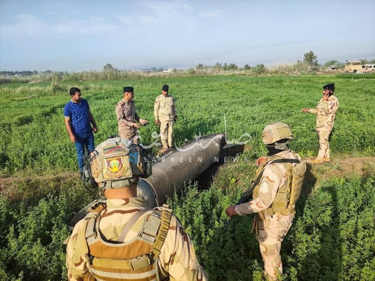 (عکس) پیدا شدن بقایای موشک‌های اسرائیلی در عراق