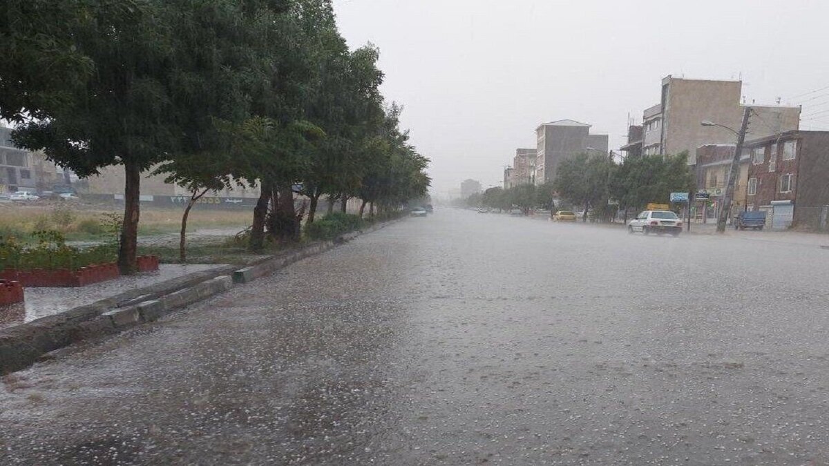 بارندگی بی‌سابقه مردم این شهر را شوکه کرد + ویدئو
