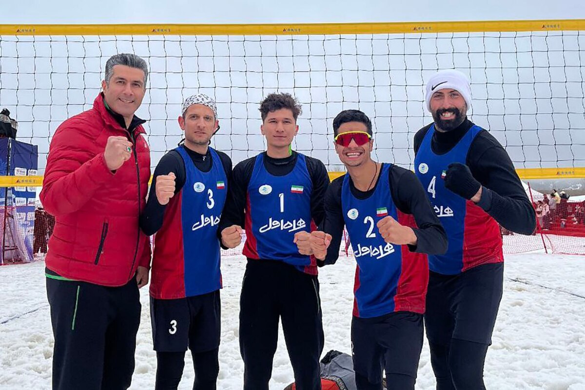 ایران در والیبال برفی آسیا دوم شد / قهرمانی عجیب فرانسه!