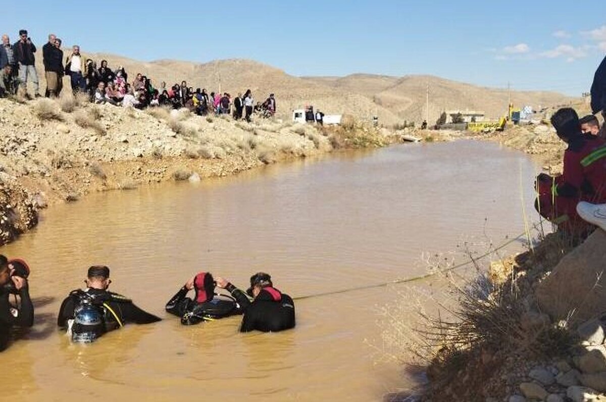 یک زن و پنج کودک در باتلاق روستای کلستان شیراز غرق شدند!