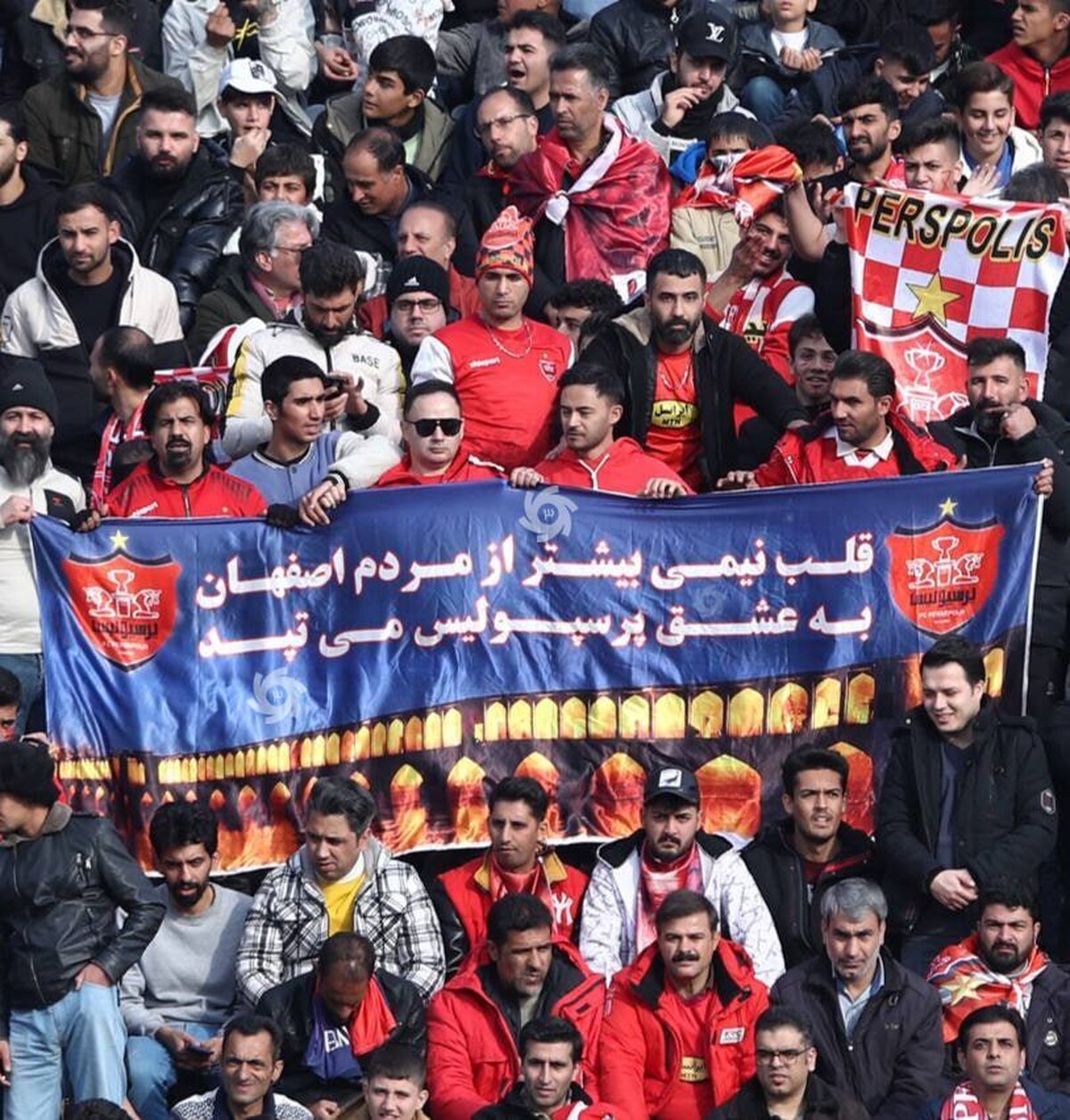 بنر عجیب و جالب هواداران پرسپولیس