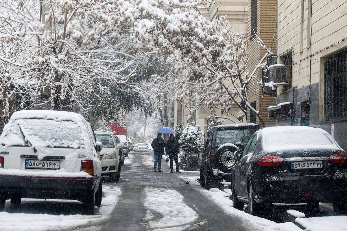 برف و باران و سرما در راه تهران