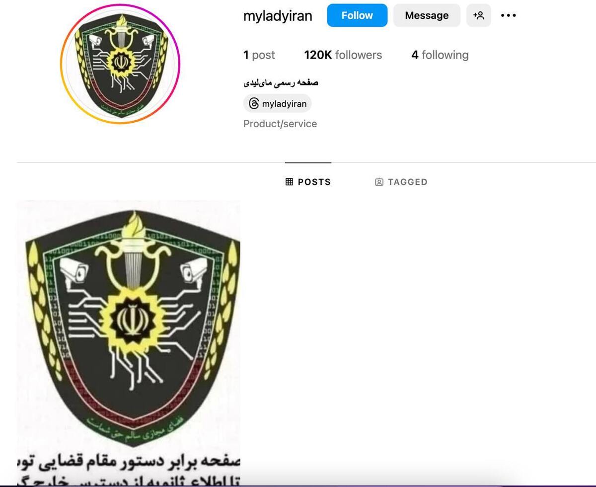 صفحه اینستاگرام «مایلیدی» بسته شد