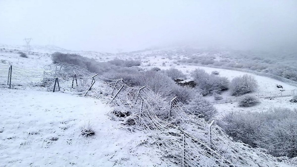 این شهر ایران، صبح امروز به سیبری تبدیل شد