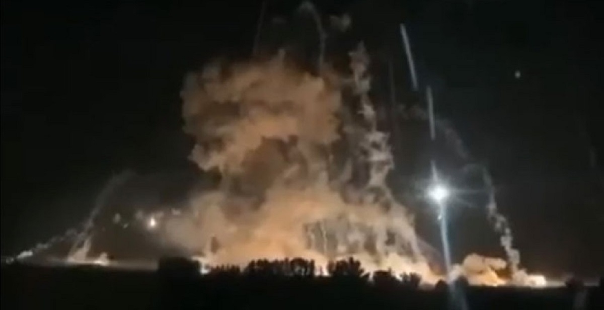 (ویدئو) انفجار در پایگاه نیروهای حشد الشعبی در عراق + جزئیات