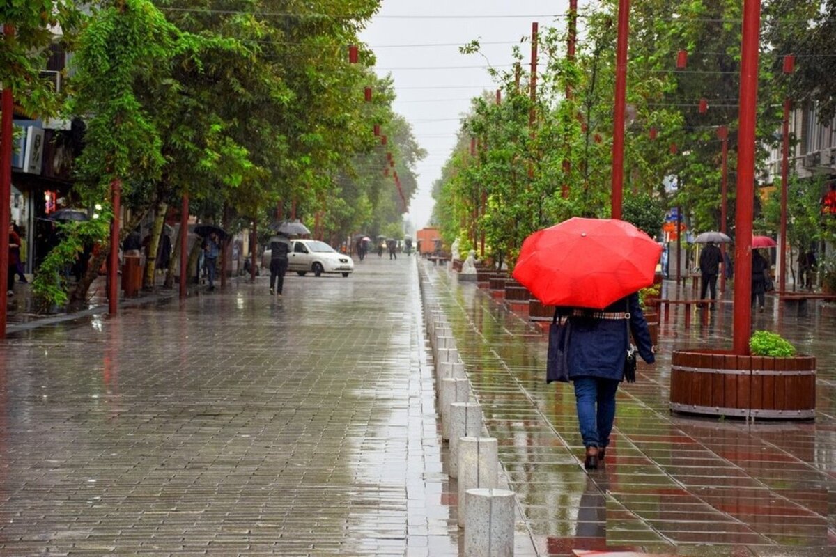 (ویدئو) تصاویر عجیب از رشت پس از بارش سنگین باران