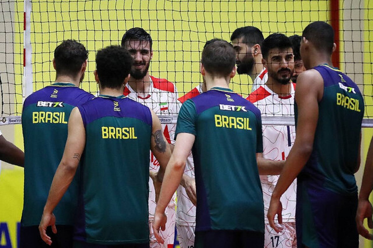 تیم ملی والیبال ایران برای دومین بار به برزیل باخت