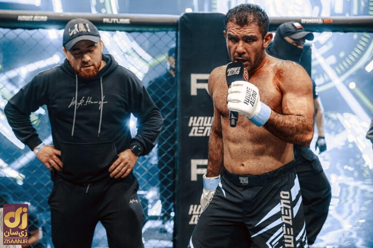 ویدیو | پشیمانی بعد از کتک خوردن؛ عذرخواهی علی هیبتی بعد از لگد زدن به مجری زن مبارزه MMA