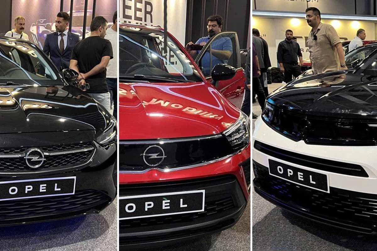 (عکس) رونمایی از ۳ خودرو اروپایی اوپل در نمایشگاه خودروی شیراز