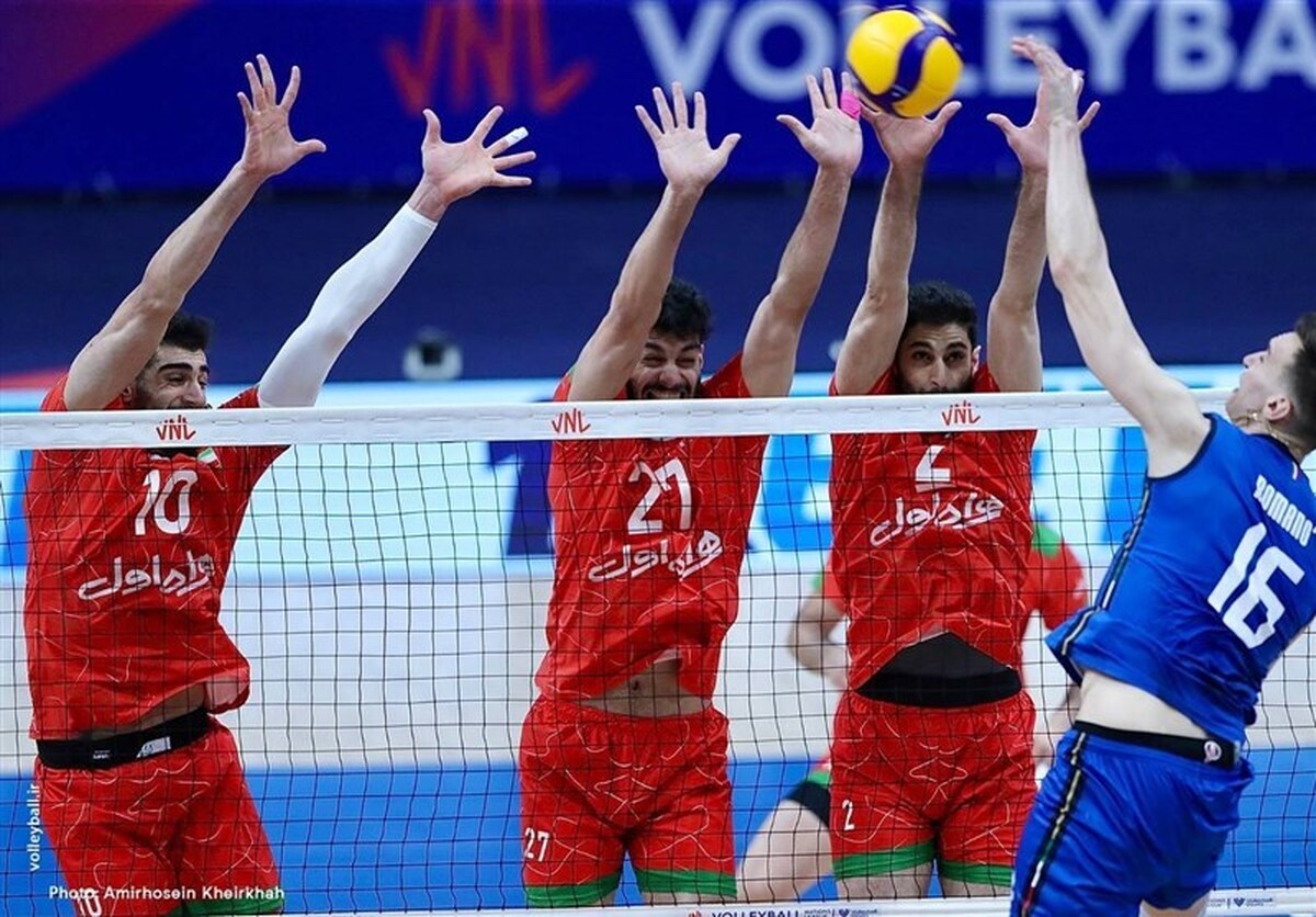 شکست سنگین تیم ملی والیبال ایران برابر ایتالیا