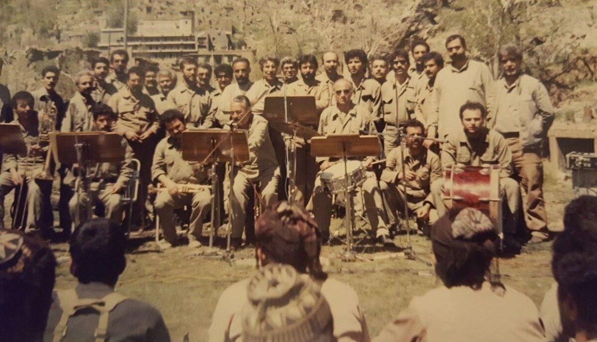 عکس | ارکستر سمفونیک تهران در جبهه