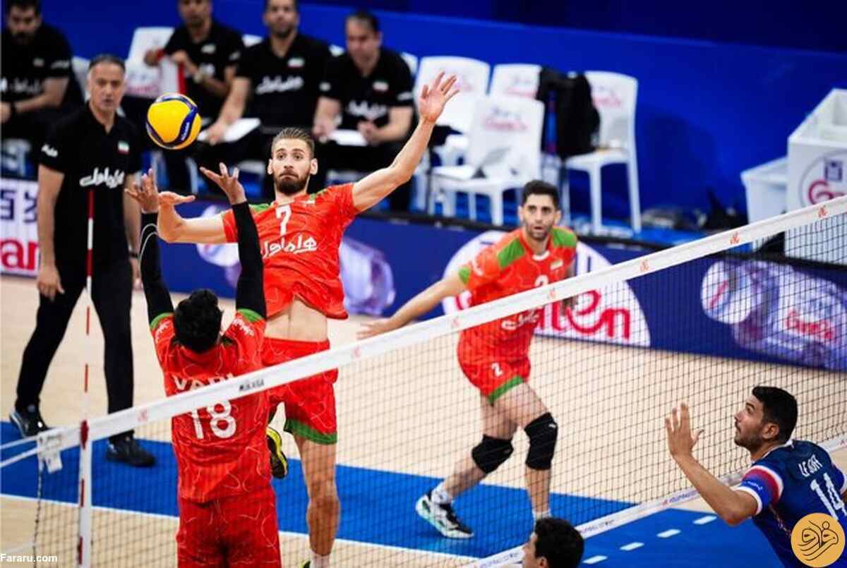شکست والیبال ایران برابر فرانسه، سورپرایز با آمریکا تکرار نشد