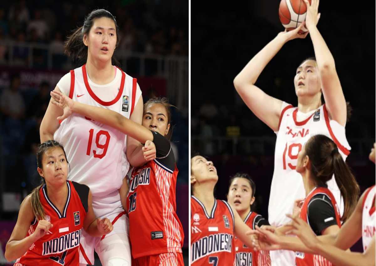 تصاویر عجیب از پدیده بسکتبال زنان چین با ۲ متر و ۲۰ سانتیمتر قد؛ ژانگ زی‌یو کیست؟