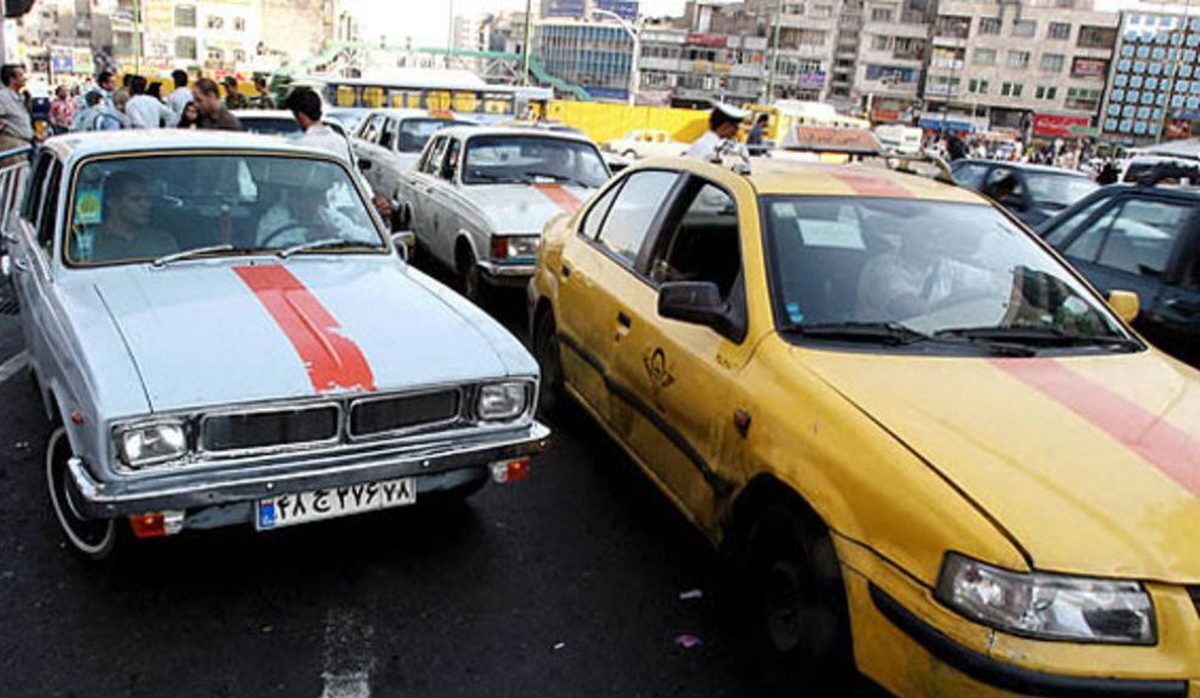 عکس | شمایل و وضعیت فاجعه‌بار یک تاکسی در تهران!