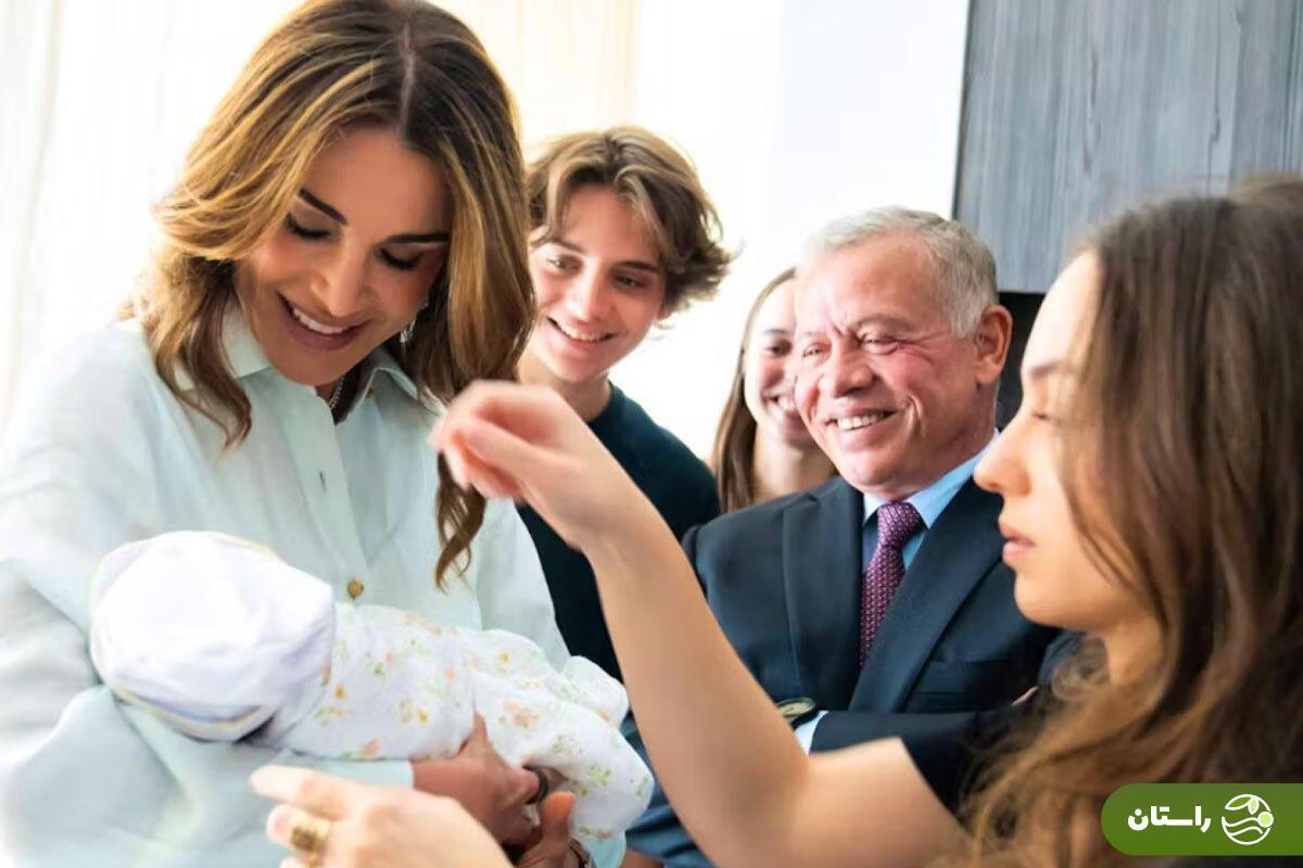 تصاویر | تولد اولین نوه ملک عبدالله و ملکه رانیا؛ اعلام نام نوزاد سلطنتی اردن