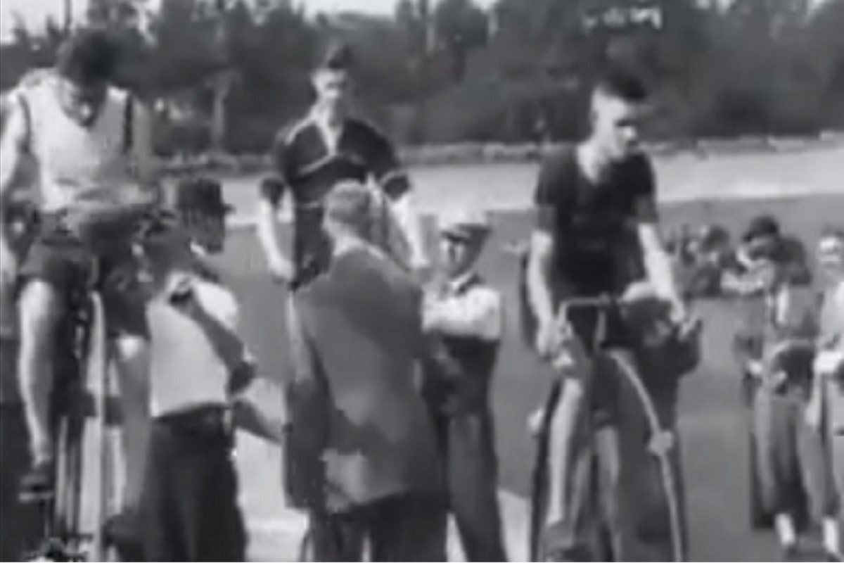 ویدیویی نایاب از مسابقات دوچرخه سواری سال ۱۹۲۸