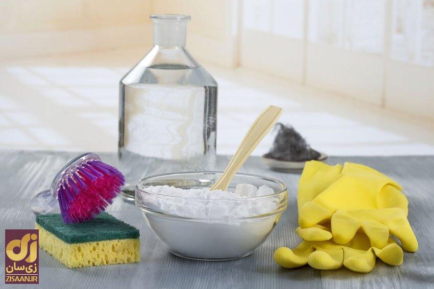 تمیز کردن گاز با جوش شیرین و سرکه روش جایگزین پاک‌کننده‌های شیمیایی