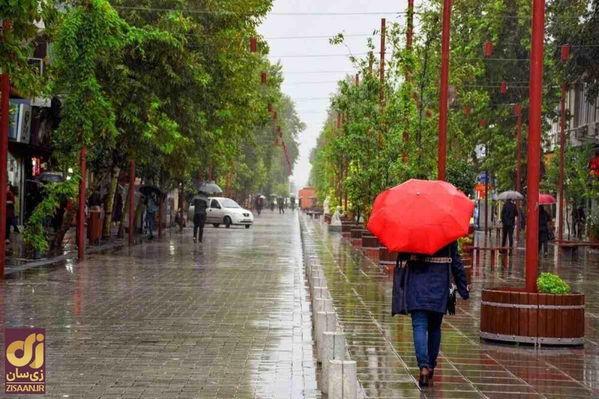 باد و باران امروز ۱۰ استان را فرامی‌گیرد