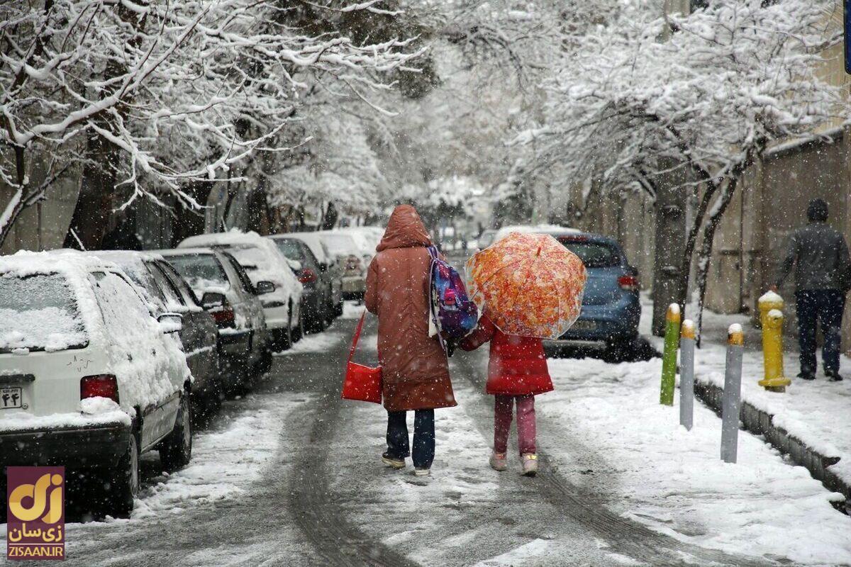 پیش‌بینی هواشناسی از بارش برف در این استان‌ها / موج جدید بارشی از دوشنبه ایران را فرا می‌گیرد