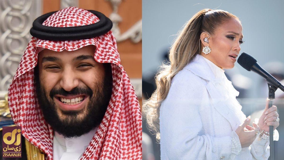 بن سلمان و جنیفر لوپز با این تصویر خشم مسلمانان را برانگیختند + عکس