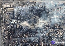 تصاویری هولناک از قبل و بعد حادثه انفجار بندر شهید رجایی