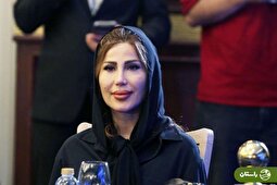 عکس و ویدئو | حضور سوفیا مکرمتی، همسر ایرانی کلارنس سیدروف در مراسم معارفه او در استقلال