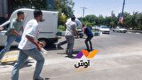 ویدئو | درگیری موافق و مخالفان احسان حدادی مقابل وزارت ورزش و جوانان