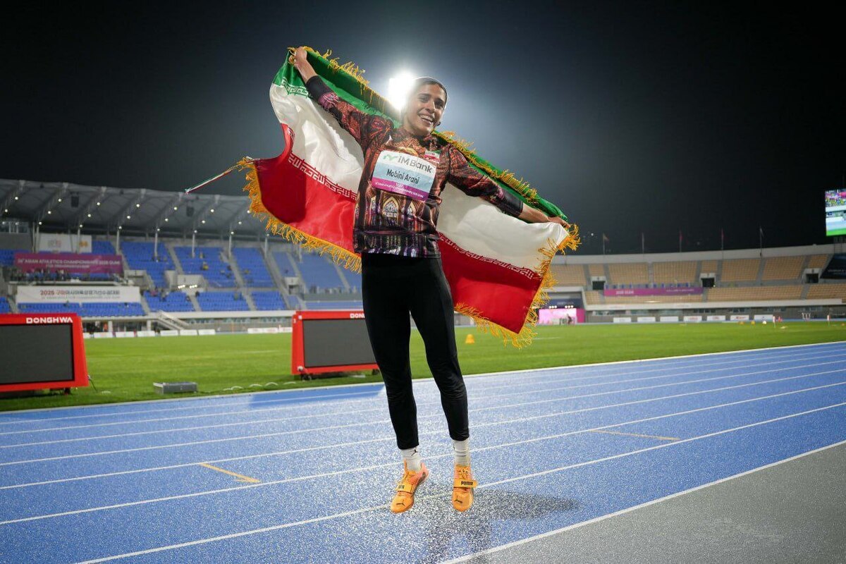 اولین مدال طلای تاریخ ورزش زنان ایران در قهرمانی دو و میدانی آسیا؛ ریحانه مبینی کیست؟