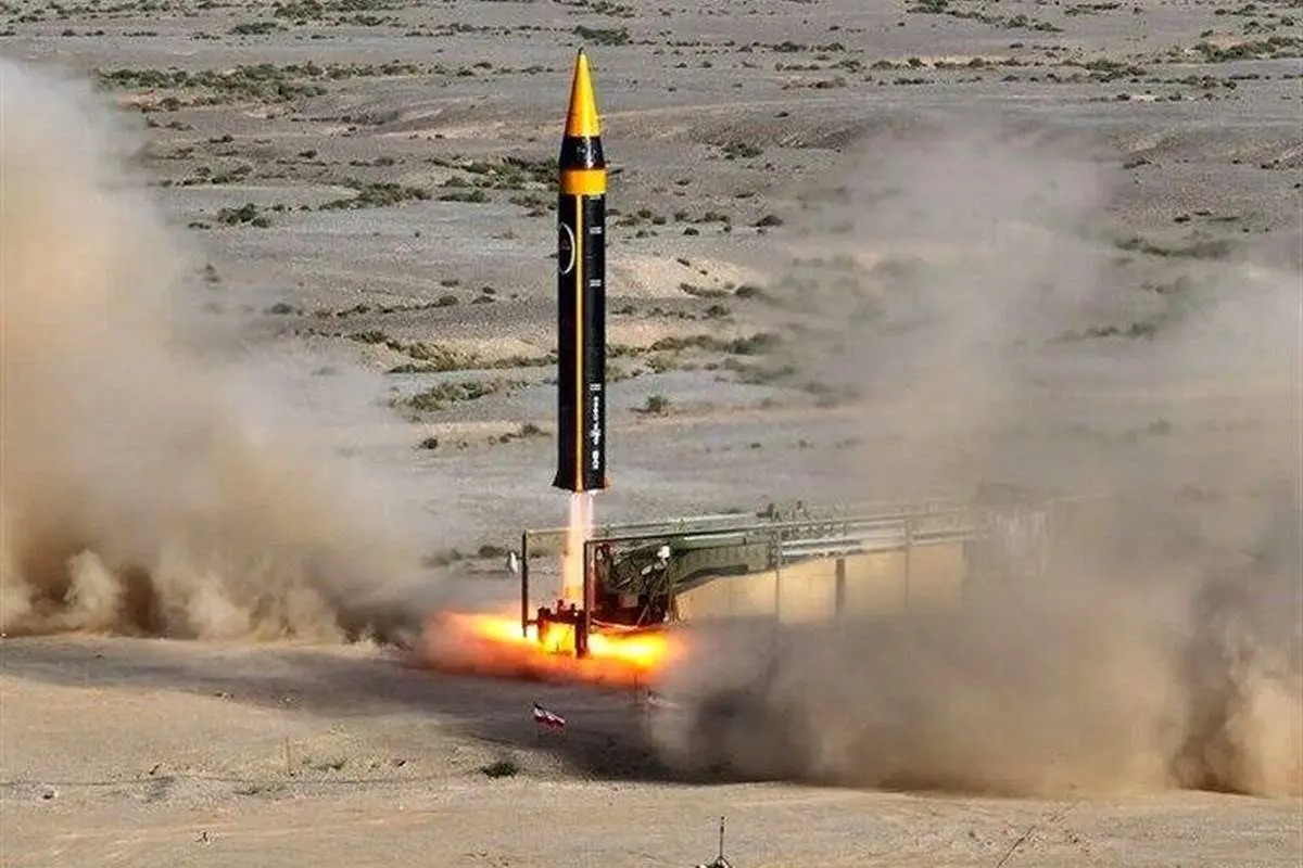 تصاویری از آغاز موج جدید حملات موشکی ایران